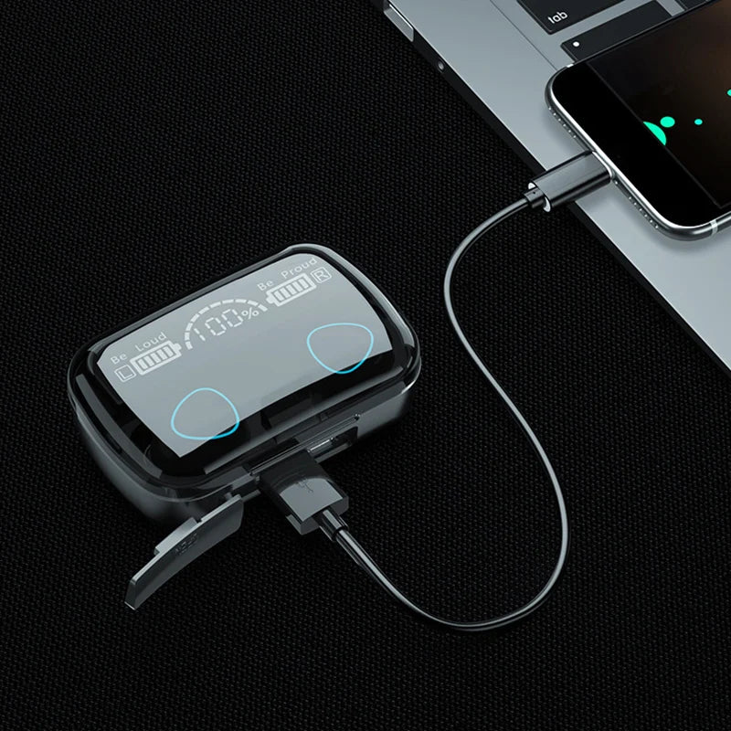 M10 Bluetooth 5.1 Wireless Earbuds | 9D Stereo Sound & Waterproof