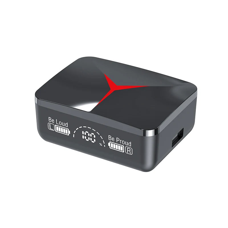 M90 Pro True Wireless Earbuds | LED Display, Gaming Mode